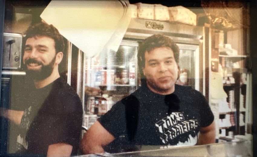Michael and Tommy Carlucci at the counter
